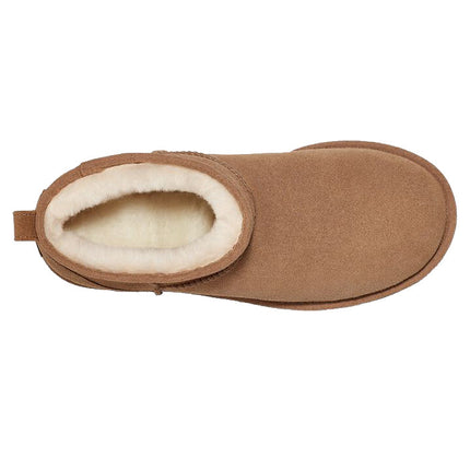 UGG Women's Classic Ultra Mini Platform Chestnut - Hemen Kargoda