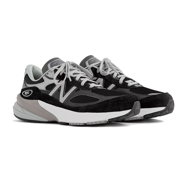 New Balance Women's Made in USA 990v6 Black with White W990BK6 - Hemen Kargoda