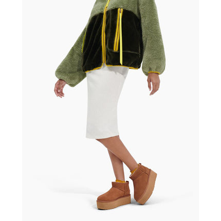 UGG Women's Classic Ultra Mini Platform Chestnut - Hemen Kargoda