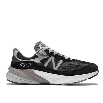 New Balance Women's Made in USA 990v6 Black with White W990BK6 - Hemen Kargoda