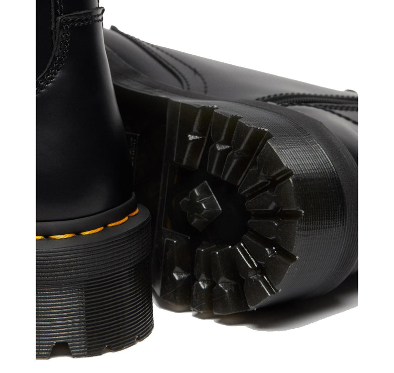 Dr. Martens Unisex Jadon Smooth Leather Platform Boots Black - Hemen Kargoda