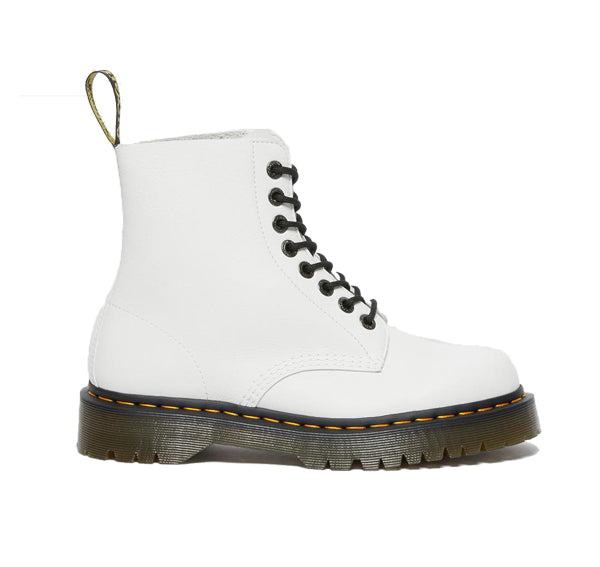 Dr. Martens Women's 1460 Pascal Bex Pisa Leather Lace Up Boots White - Özel İndirim - Hemen Kargoda
